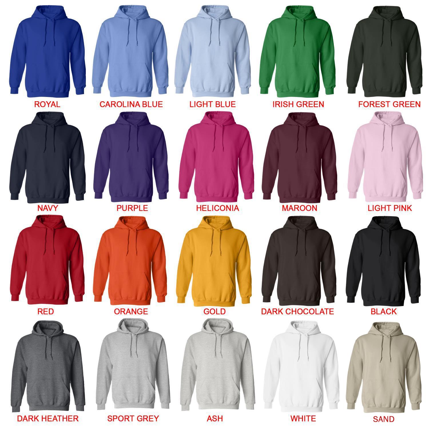 hoodie color chart - SmartLess Podcast Store