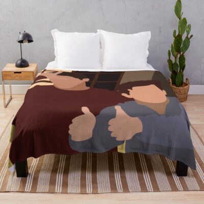 Chandler And Joey Throw Blanket