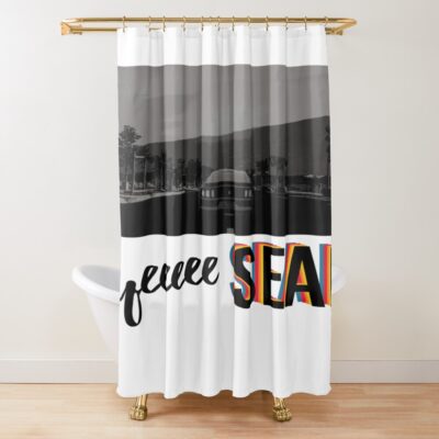 Byeeeee Sean Shower Curtain