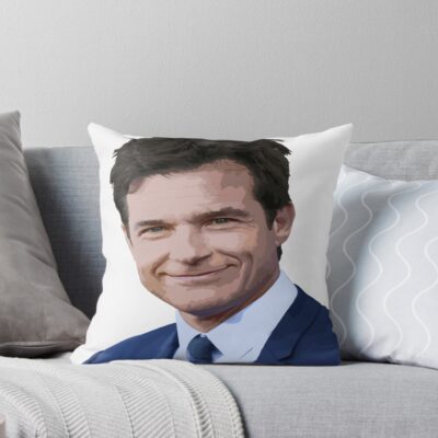 Jason Bateman Smile Throw Pillow