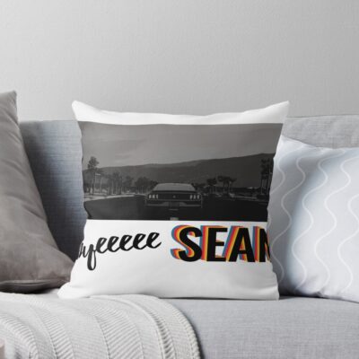Byeeeee Sean Throw Pillow